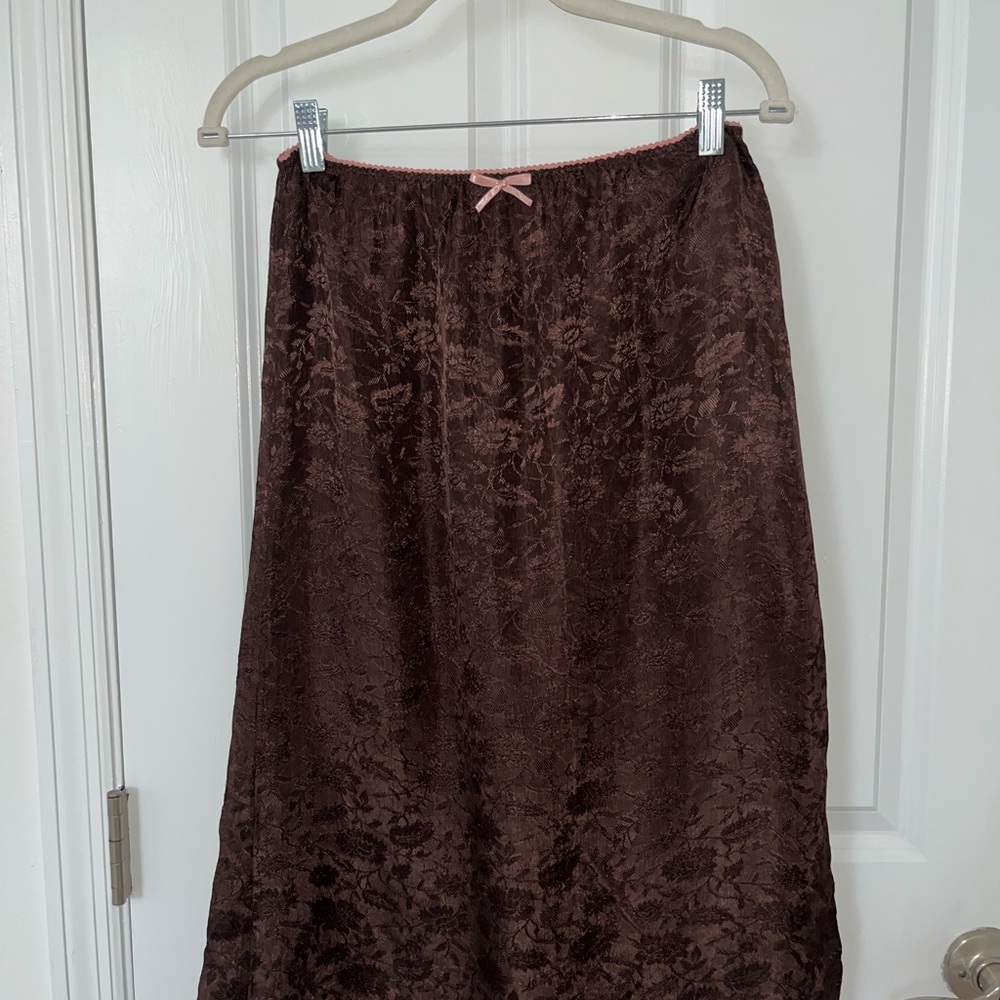 Elegant Brown Skirt
